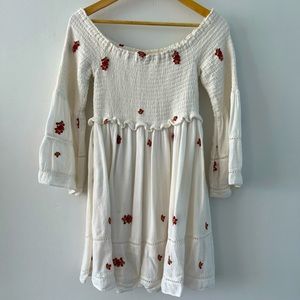Free People Counting Daisies Mini Dress